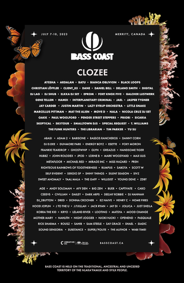 Bass Coast Festival reveals 2023 lineup · News RA