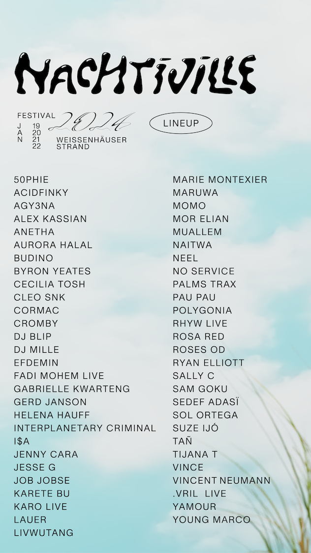 NACHTIVILLE reveals 2024 lineup · News RA