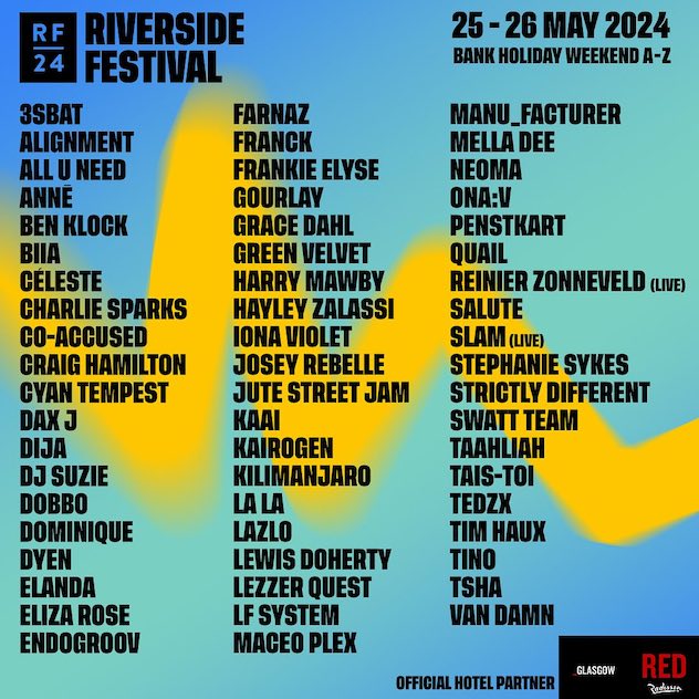 Glasgow's Riverside Festival reveals 2024 names · News RA